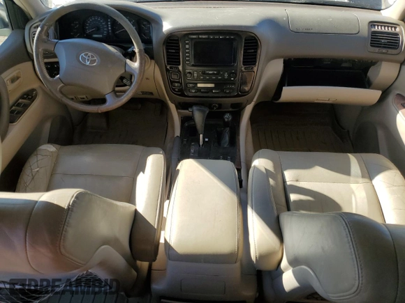 2002 Toyota Land Cruiser z VIN JTEHT05J122024015, wystawiony jako Copart lot #88706765 z przebiegiem Nie podano mil oraz Czysty tytuł • Clean title. Historia ofert i sprzedaży dostępna na DreamBid. Obrazek 8.