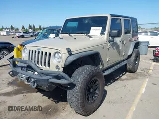 2017 Jeep Wrangler Unlimited Sahara with VIN 1C4BJWEG1HL746854, listed as a IAAI auction lot 41948127 with 97,730 mi miles. Bid and sale history available at carsss.com. Image 19.