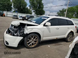 2012 Dodge Journey SXT z VIN 3C4PDCCG4CT243492, wystawiony jako Copart lot #59908485 z przebiegiem 319 175 mil mil oraz Szkoda całkowita • Salvage title. Historia ofert i sprzedaży dostępna na DreamBid. Obrazek 1.