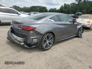 2017 Infiniti Q60 Premium with VIN JN1CV7EL7HM320126, listed as a Copart auction lot 58373345 with 97,122 mi miles and Salvage title. Bid and sale history available at DreamBid. Image 3.