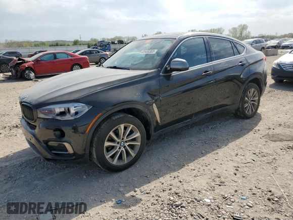 2017 BMW X6 sDrive35i with VIN 5UXKU0C34H0G69209, listed as a Copart auction lot 53488385 with 112,083 mi miles and Clean Title. Bid and sale history available at DreamBid. Image 1.