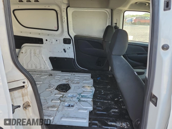 2017 Ram ProMaster City Cargo Tradesman with VIN ZFBERFABXH6F18310, listed as a Copart auction lot 60811265 with 41,930 mi miles and Salvage title. Bid and sale history available at DreamBid. Image 11.