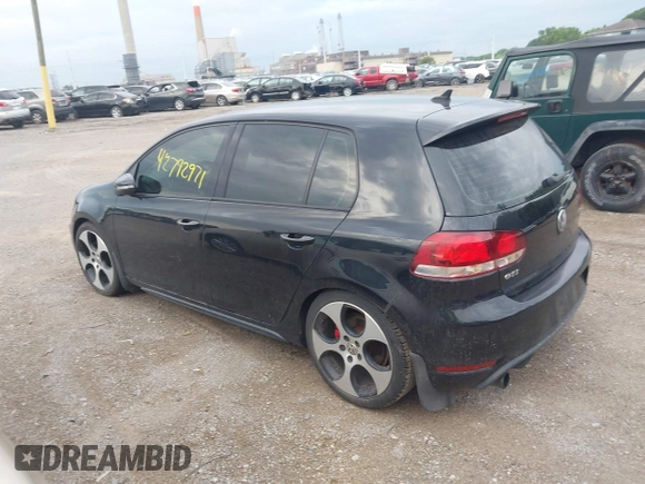 2012 Volkswagen Golf GTI Autobahn with VIN WVWHV7AJ8CW051638, listed as a IAAI auction lot 42792971 with 188,248 mi miles and . Bid and sale history available at DreamBid. Image 3.