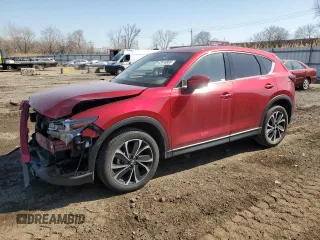 2023 Mazda CX-5 2.5 S Premium Package with VIN JM3KFBDM2P0193740, listed as a Copart auction lot 47616605 with 29,979 mi miles and Salvage Title. Bid and sale history available at carsss.com. Image 1.