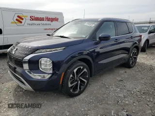 2022 Mitsubishi Outlander SEL z VIN JA4J3VA85NZ038754, wystawiony jako Copart lot #49905625 z przebiegiem 47 995 mil mil oraz Szkoda całkowita • Salvage title. Historia ofert i sprzedaży dostępna na DreamBid. Obrazek 1.