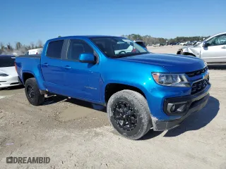 2022 Chevrolet Colorado 2WD LT with VIN 1GCGSCEA1N1297471, listed as a Copart auction lot 87853335 with 59,553 mi miles and Salvage Title. Bid and sale history available at carsss.com. Image 4.