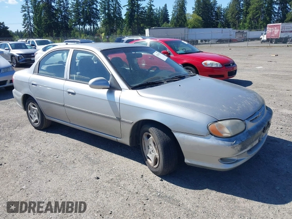 2001 Kia Sephia z VIN KNAFB121515092630, wystawiony jako IAAI lot #42361635 z przebiegiem 183 434 mil mil oraz . Historia ofert i sprzedaży dostępna na DreamBid. Obrazek 1.