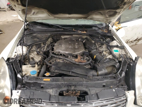 2005 Infiniti G35 Coupe with VIN JNKCV54EX5M407615, listed as a Copart auction lot 84186494 with 0 mi miles and Non Repairable. Bid and sale history available at carsss.com. Image 11.