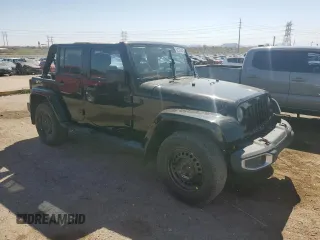 2014 Jeep Wrangler Unlimited Sahara with VIN 1C4BJWEGXEL150119, listed as a Copart auction lot 52378075 with 122,443 mi miles and Salvage Title. Bid and sale history available at carsss.com. Image 4.