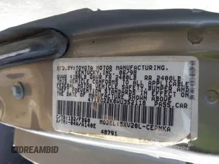 1998 Toyota Camry LE z VIN 4T1BG22K0WU352118, wystawiony jako IAAI lot #42066267 z przebiegiem 289 599 mil mil oraz . Historia ofert i sprzedaży dostępna na DreamBid. Obrazek 9.