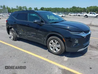 2021 Chevrolet Blazer LT with VIN 3GNKBJRSXMS512741, listed as a IAAI auction lot 42591803 with 93,057 mi miles and . Bid and sale history available at DreamBid. Image 1.