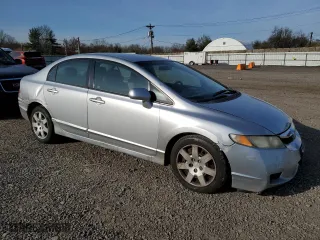 2010 Honda Civic Sdn LX with VIN 2HGFA1F53AH584828, listed as a Copart auction lot 50163105 with 157,378 mi miles and Salvage Title. Bid and sale history available at carsss.com. Image 4.