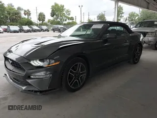 2018 Ford Mustang EcoBoost Premium with VIN 1FATP8UH8J5111817, listed as a IAAI auction lot 42426428 with 63,358 mi miles and . Bid and sale history available at DreamBid. Image 17.