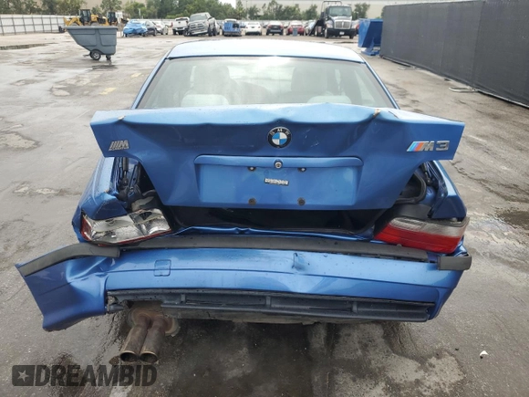 1998 BMW M3 with VIN WBSCD932XWEE08788, listed as a Copart auction lot 59890125 with 207,434 mi miles and Salvage title. Bid and sale history available at DreamBid. Image 6.