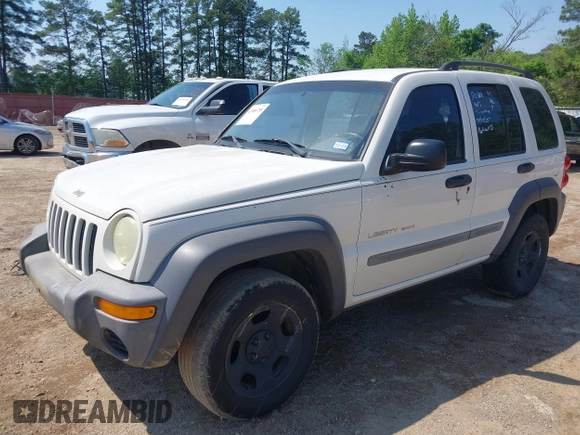 2003 Jeep Liberty Sport with VIN 1J4GK48K33W512868, listed as a IAAI auction lot 41986758 with 189,473 mi miles and . Bid and sale history available at DreamBid. Image 2.
