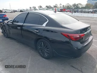 2019 Infiniti Q50 3.0t LUXE with VIN JN1EV7AP9KM518103, listed as a IAAI auction lot 41691978 with 44,517 mi miles. Bid and sale history available at carsss.com. Image 3.
