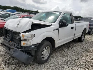 2017 Ford F-150 XL with VIN 1FTNF1CG1HKD05347, listed as a Copart auction lot 61321594 with 165,135 mi miles and Salvage title. Bid and sale history available at DreamBid. Image 1.
