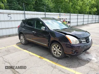 2012 Nissan Rogue S with VIN JN8AS5MV3CW354201, listed as a IAAI auction lot 42553091 with 186,159 mi miles and . Bid and sale history available at DreamBid. Image 1.
