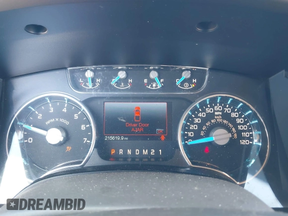 2014 Ford F-150 XL with VIN 1FTFW1CT7EKD23140, listed as a IAAI auction lot 41875745 with 215,619 mi miles and . Bid and sale history available at DreamBid. Image 7.
