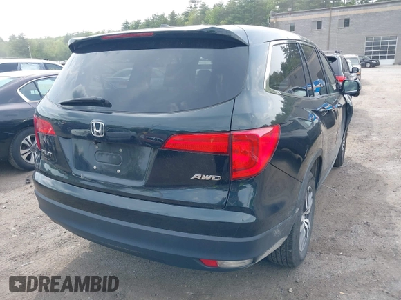 2016 Honda Pilot EX-L with VIN 5FNYF6H53GB070382, listed as a IAAI auction lot 39476567 with 83,741 mi miles and . Bid and sale history available at DreamBid. Image 4.