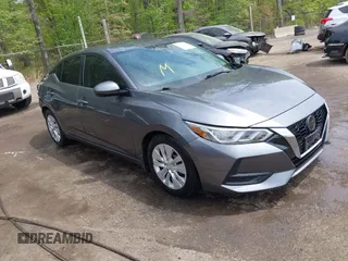 2020 Nissan Sentra S z VIN 3N1AB8BV3LY310761, wystawiony jako IAAI lot #42116583 z przebiegiem 43 237 mil mil oraz . Historia ofert i sprzedaży dostępna na DreamBid. Obrazek 1.