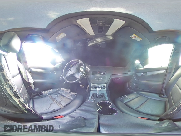 2008 Mercedes-Benz C 300 Sport with VIN WDDGF54X28R018336, listed as a Copart auction lot 54713545 with 133,339 mi miles and Salvage Title. Bid and sale history available at DreamBid. Image 14.