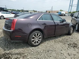 2009 Cadillac CTS AWD w/1SB with VIN 1G6DT57V490106958, listed as a Copart auction lot 64246244 with 0 mi miles and Salvage Title. Bid and sale history available at carsss.com. Image 3.
