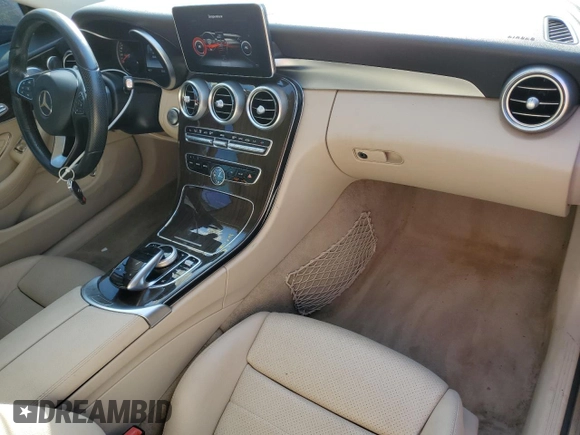 2017 Mercedes-Benz C 300 with VIN WDDWJ4JB9HF326473, listed as a Copart auction lot 89351185 with 78,361 mi miles and Clean Title. Bid and sale history available at carsss.com. Image 8.