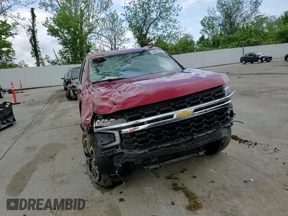 2023 Chevrolet Suburban LS with VIN 1GNSKBKD3PR122105, listed as a Copart auction lot 54889545 with 70,921 mi miles and Salvage title. Bid and sale history available at DreamBid. Image 14.