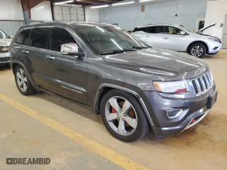 2014 Jeep Grand Cherokee Overland with VIN 1C4RJFCT2EC137511, listed as a Copart auction lot 49499545 with 211,173 mi miles and Clean Title. Bid and sale history available at carsss.com. Image 4.