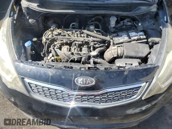 2013 Kia Rio EX z VIN KNADN4A30D6104166, wystawiony jako Copart lot #62711245 z przebiegiem 129 718 mil mil oraz Szkoda całkowita • Salvage title. Historia ofert i sprzedaży dostępna na DreamBid. Obrazek 11.