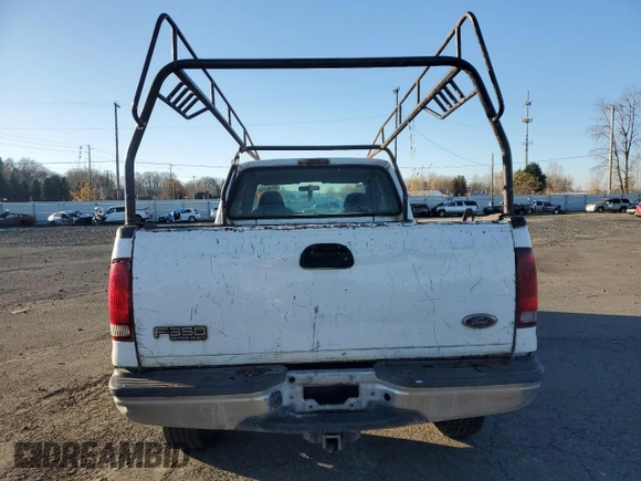 2002 Ford F-350 XL with VIN 1FTSX31S72ED14126, listed as a Copart auction lot 82688484 with 202,780 mi miles and Salvage Title. Bid and sale history available at DreamBid. Image 6.