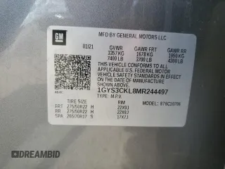 2021 Cadillac Escalade Premium Luxury z VIN 1GYS3CKL8MR244497, wystawiony jako Copart lot #52582135 z przebiegiem 73 326 mil mil oraz Szkoda całkowita • Salvage title. Historia ofert i sprzedaży dostępna na DreamBid. Obrazek 13.