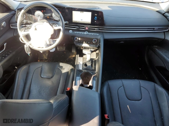 2023 Hyundai Elantra Limited with VIN KMHLP4AG3PU618486, listed as a Copart auction lot 88602275 with 16,679 mi miles and Salvage Title. Bid and sale history available at carsss.com. Image 8.