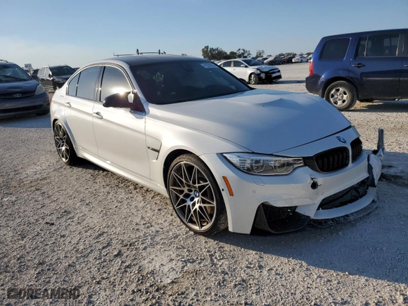 2016 BMW M3 with VIN WBS8M9C58G5E68201, listed as a Copart auction lot 41220633 with 0 mi miles. Bid and sale history available at carsss.com. Image 4.