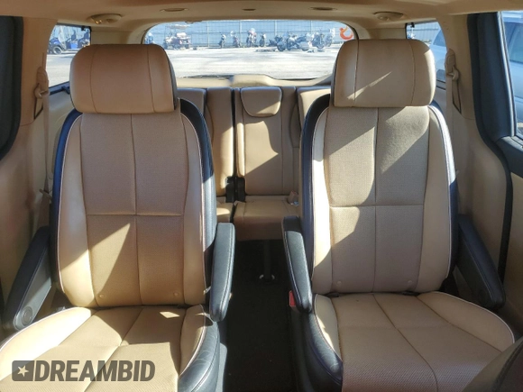 2015 Kia Sedona SX-L with VIN KNDME5C10F6034546, listed as a Copart auction lot 48613095 with 208,601 mi miles and Salvage Title. Bid and sale history available at DreamBid. Image 10.