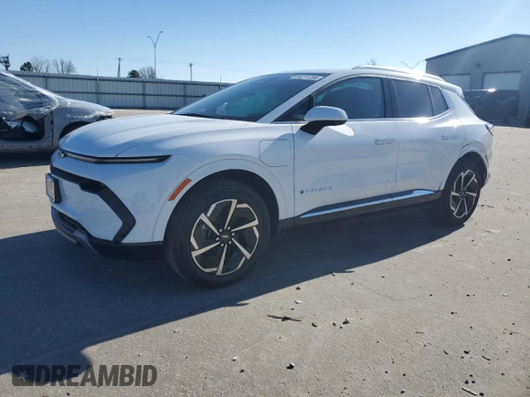 2024 Chevrolet Equinox EV LT z VIN 3GN7DLRP4RS279972, wystawiony jako Copart lot #86291264 z przebiegiem 824 mil mil oraz Szkoda całkowita • Salvage title. Historia ofert i sprzedaży dostępna na DreamBid. Obrazek 1.