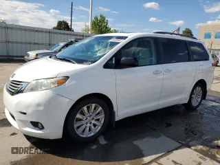 2011 Toyota Sienna XLE with VIN 5TDDK3DC1BS021487, listed as a Copart auction lot 56468965 with 150,311 mi miles and Clean title. Bid and sale history available at DreamBid. Image 1.