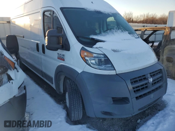 2015 Ram ProMaster Cargo with VIN 3C6TRVDG6FE515888, listed as a Copart auction lot 43841555 with 155,603 mi miles and Salvage Title. Bid and sale history available at carsss.com. Image 4.