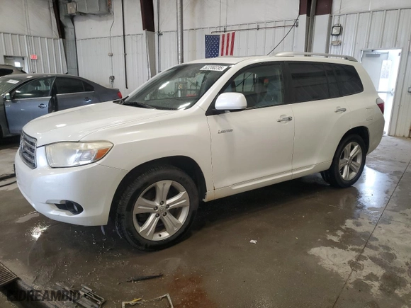 2008 Toyota Highlander Limited with VIN JTEES42A182063407, listed as a Copart auction lot 52200235 with 214,693 mi miles and Clean Title. Bid and sale history available at carsss.com. Image 1.