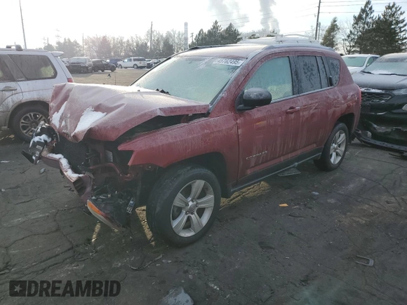 2013 Jeep Compass Sport with VIN 1C4NJCBB3DD229788, listed as a Copart auction lot 45762495 with 106,067 mi miles and Salvage Title. Bid and sale history available at carsss.com. Image 1.