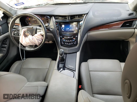 2014 Cadillac CTS Luxury RWD with VIN 1G6AR5SX8E0155133, listed as a Copart auction lot 49601595 with 37,554 mi miles and Salvage Title. Bid and sale history available at carsss.com. Image 8.