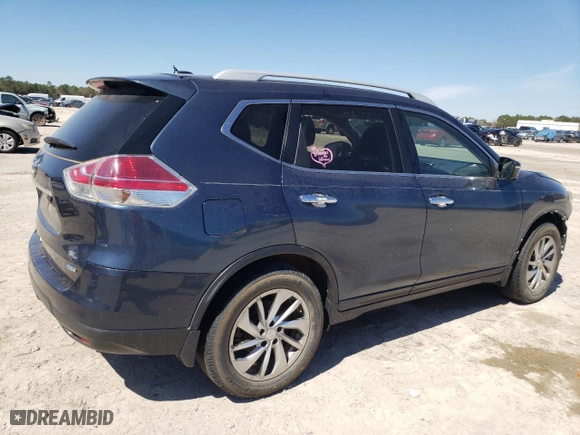 2014 Nissan Rogue SL with VIN 5N1AT2MT9EC782988, listed as a Copart auction lot 48349155 with 158,439 mi miles and Salvage Title. Bid and sale history available at carsss.com. Image 3.