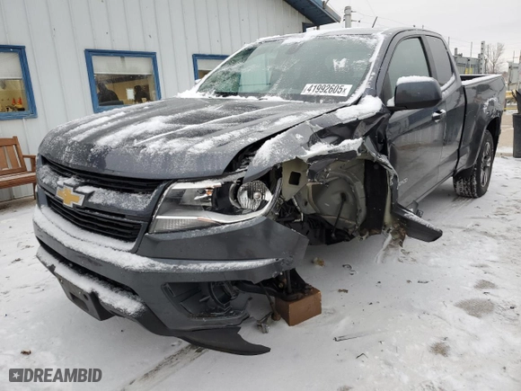 2017 Chevrolet Colorado 2WD WT with VIN 1GCHSBEN4H1328105, listed as a Copart auction lot 41992605 with 32,287 mi miles and Salvage Title. Bid and sale history available at carsss.com. Image 1.