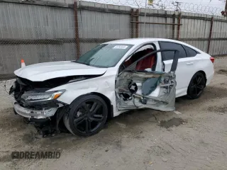 2021 Honda Accord Sport with VIN 1HGCV1F38MA079473, listed as a Copart auction lot 55783555 with 35,403 mi miles and Salvage title. Bid and sale history available at DreamBid. Image 1.