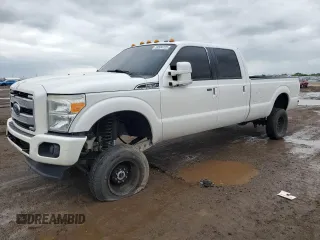 2016 Ford F-350 Platinum with VIN 1FT8W3BT4GEA03927, listed as a Copart auction lot 59504725 with Not provided miles and Salvage title. Bid and sale history available at DreamBid. Image 1.