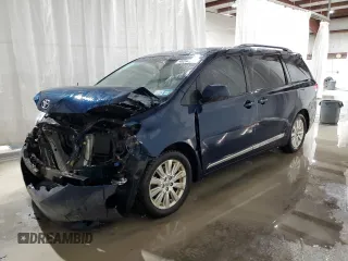2012 Toyota Sienna LE with VIN 5TDJK3DC1CS040870, listed as a Copart auction lot 46342545 with 189,387 mi miles and Salvage Title. Bid and sale history available at carsss.com. Image 1.