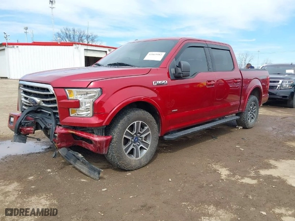 2017 Ford F-150 XL with VIN 1FTEW1EP5HFB31952, listed as a IAAI auction lot 41869982 with 137,201 mi miles. Bid and sale history available at carsss.com. Image 2.