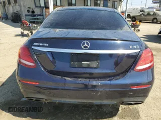 2018 Mercedes-Benz E-Class AMG E 43 with VIN WDDZF6EB9JA402801, listed as a Copart auction lot 67590054 with 45,114 mi miles and Salvage Title. Bid and sale history available at carsss.com. Image 6.