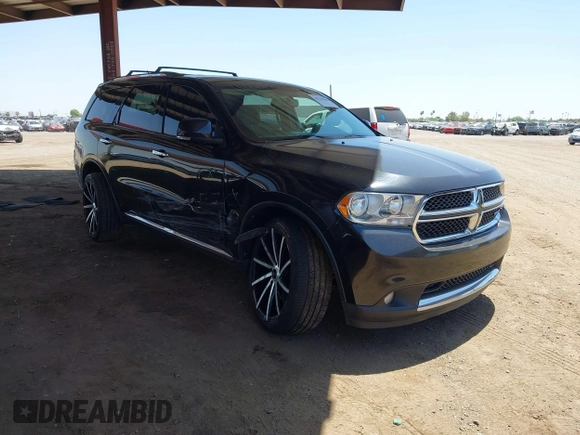 2013 Dodge Durango Crew with VIN 1C4RDHDG1DC508676, listed as a IAAI auction lot 42520380 with 126,250 mi miles and . Bid and sale history available at DreamBid. Image 1.